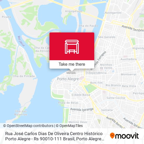 Rua José Carlos Dias De Oliveira Centro Histórico Porto Alegre - Rs 90010-111 Brasil map