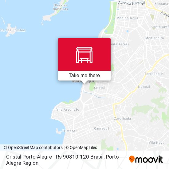 Cristal Porto Alegre - Rs 90810-120 Brasil map