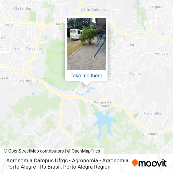 Agronomia Campus Ufrgs - Agronomia - Agronomia Porto Alegre - Rs Brasil map