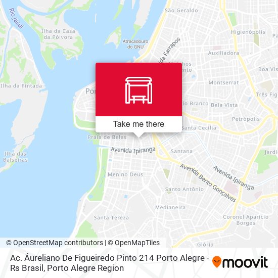 Mapa Ac. Áureliano De Figueiredo Pinto 214 Porto Alegre - Rs Brasil