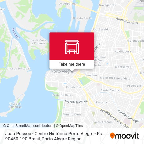 Joao Pessoa - Centro Histórico Porto Alegre - Rs 90450-190 Brasil map