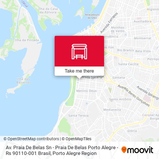Av. Praia De Belas Sn - Praia De Belas Porto Alegre - Rs 90110-001 Brasil map
