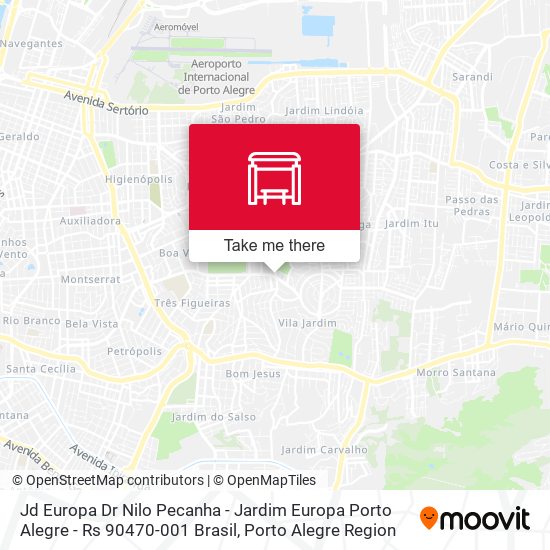 Mapa Jd Europa Dr Nilo Pecanha - Jardim Europa Porto Alegre - Rs 90470-001 Brasil