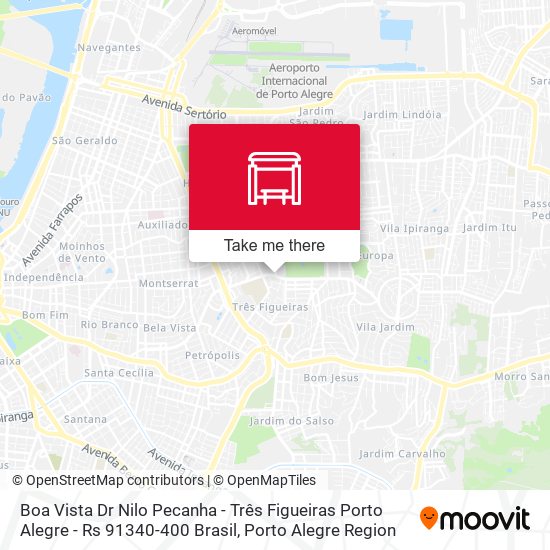 Mapa Boa Vista Dr Nilo Pecanha - Três Figueiras Porto Alegre - Rs 91340-400 Brasil