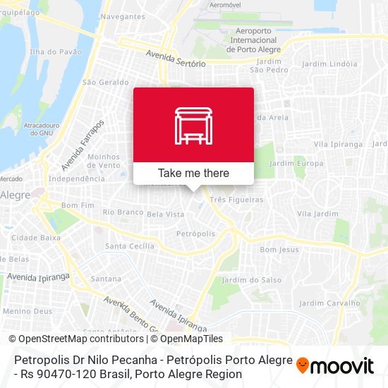 Petropolis Dr Nilo Pecanha - Petrópolis Porto Alegre - Rs 90470-120 Brasil map