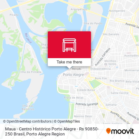 Mapa Maua - Centro Histórico Porto Alegre - Rs 90850-250 Brasil