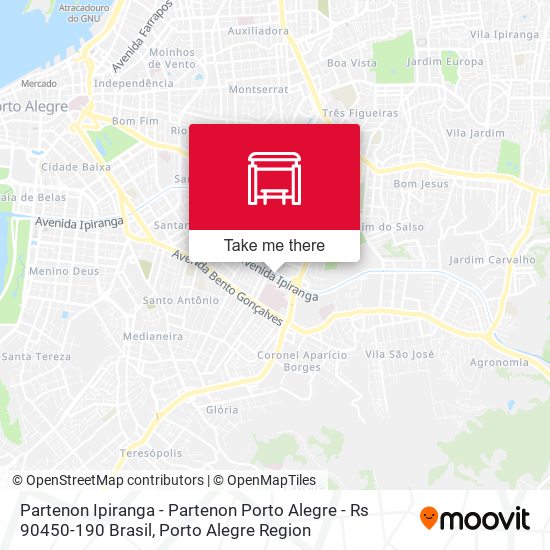 Partenon Ipiranga - Partenon Porto Alegre - Rs 90450-190 Brasil map