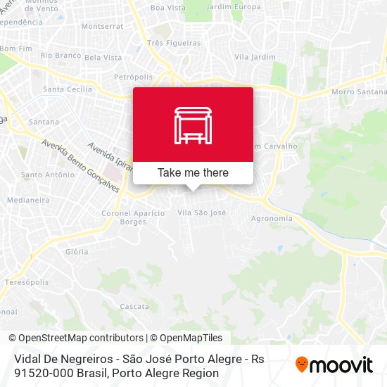 Mapa Vidal De Negreiros - São José Porto Alegre - Rs 91520-000 Brasil