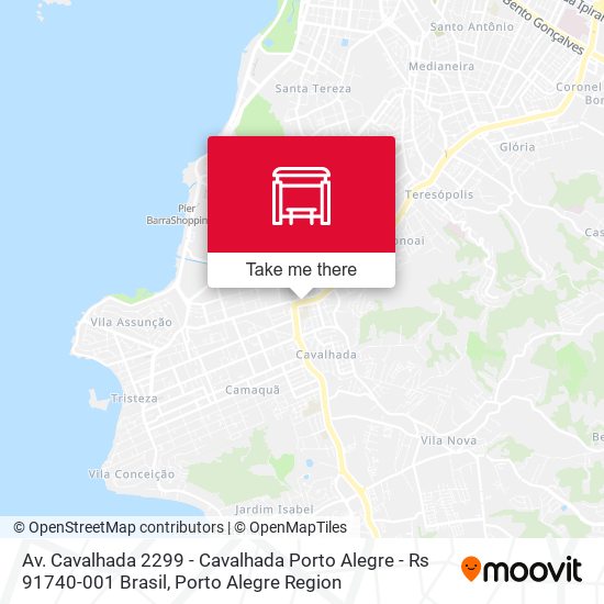 Av. Cavalhada 2299 - Cavalhada Porto Alegre - Rs 91740-001 Brasil map
