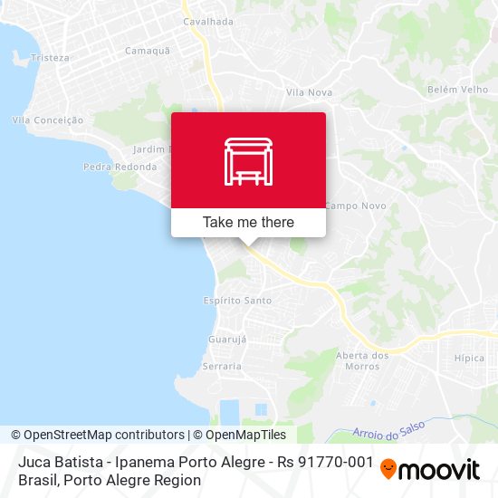 Juca Batista - Ipanema Porto Alegre - Rs 91770-001 Brasil map
