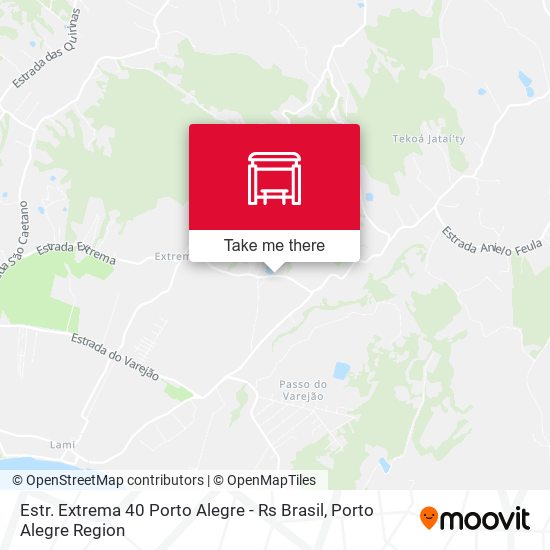 Estr. Extrema 40 Porto Alegre - Rs Brasil map