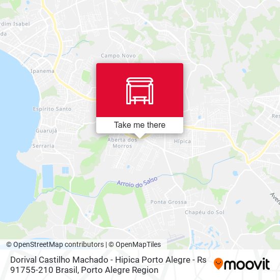 Mapa Dorival Castilho Machado - Hipica Porto Alegre - Rs 91755-210 Brasil