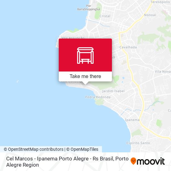 Cel Marcos - Ipanema Porto Alegre - Rs Brasil map