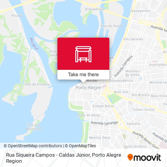 Rua Siqueira Campos - Caldas Júnior map