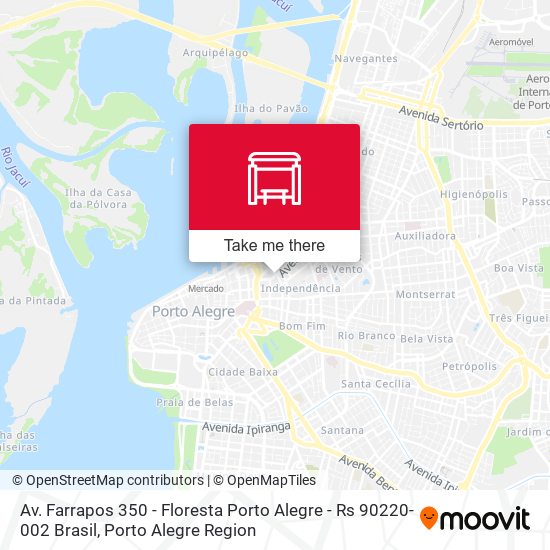 Av. Farrapos 350 - Floresta Porto Alegre - Rs 90220-002 Brasil map