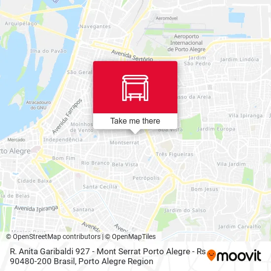 R. Anita Garibaldi 927 - Mont Serrat Porto Alegre - Rs 90480-200 Brasil map