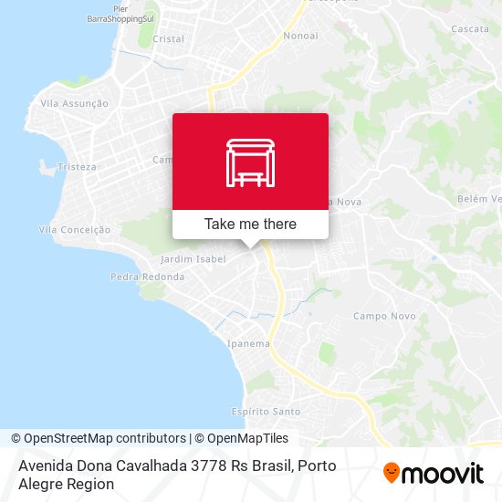 Avenida Dona Cavalhada 3778 Rs Brasil map