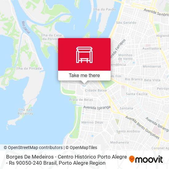 Mapa Borges De Medeiros - Centro Histórico Porto Alegre - Rs 90050-240 Brasil