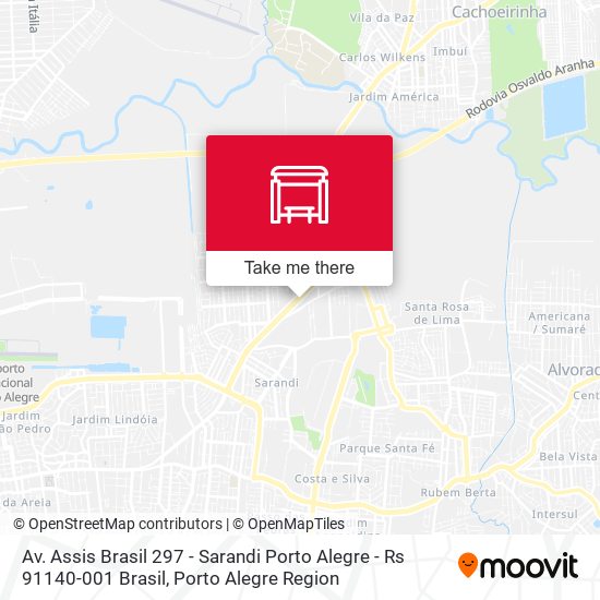 Mapa Av. Assis Brasil 297 - Sarandi Porto Alegre - Rs 91140-001 Brasil