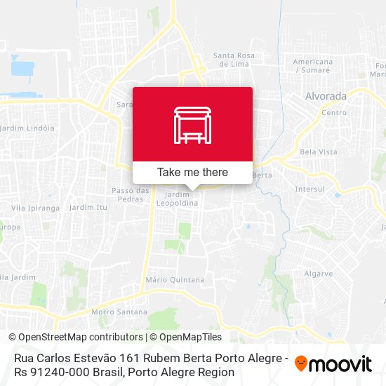 Rua Carlos Estevão 161 Rubem Berta Porto Alegre - Rs 91240-000 Brasil map