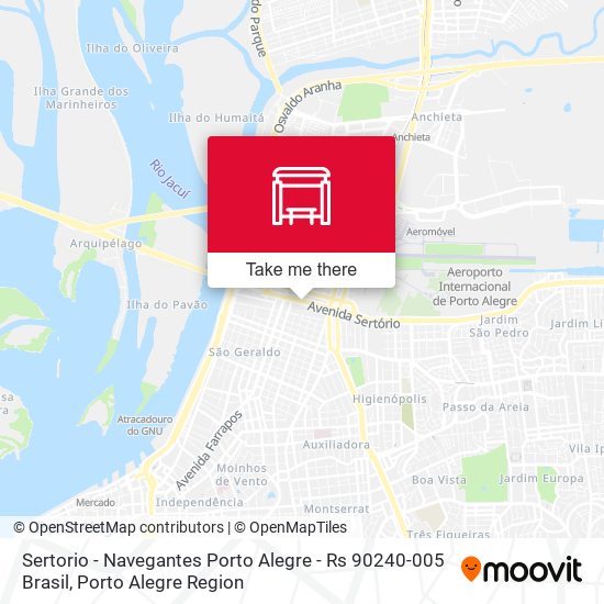 Mapa Sertorio - Navegantes Porto Alegre - Rs 90240-005 Brasil