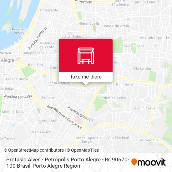 Mapa Protasio Alves - Petrópolis Porto Alegre - Rs 90670-100 Brasil