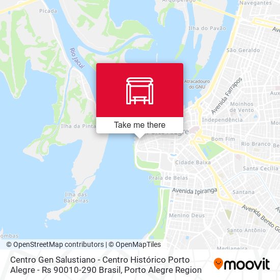 Centro Gen Salustiano - Centro Histórico Porto Alegre - Rs 90010-290 Brasil map