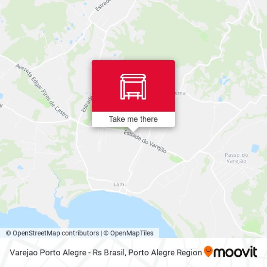Varejao Porto Alegre - Rs Brasil map