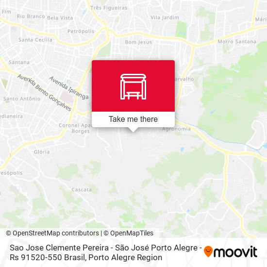 Sao Jose Clemente Pereira - São José Porto Alegre - Rs 91520-550 Brasil map
