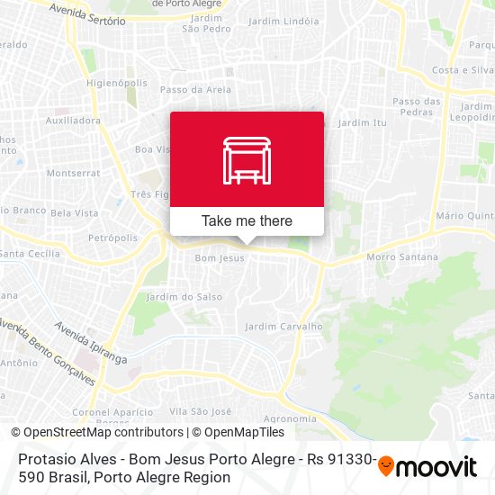 Mapa Protasio Alves - Bom Jesus Porto Alegre - Rs 91330-590 Brasil