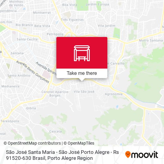 Mapa São José Santa Maria - São José Porto Alegre - Rs 91520-630 Brasil