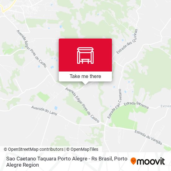 Sao Caetano Taquara Porto Alegre - Rs Brasil map