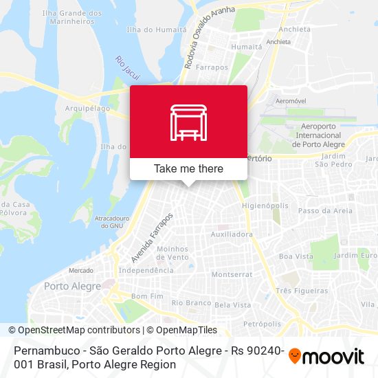Pernambuco - São Geraldo Porto Alegre - Rs 90240-001 Brasil map