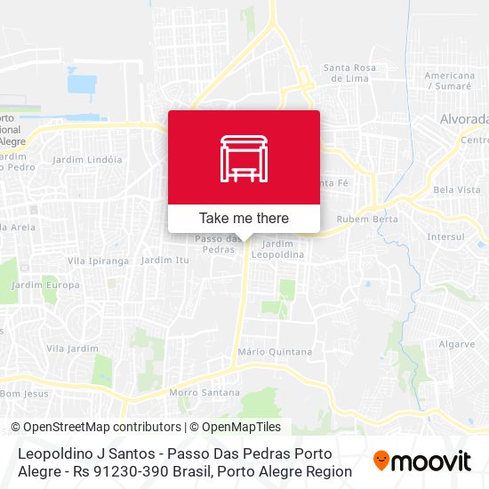 Mapa Leopoldino J Santos - Passo Das Pedras Porto Alegre - Rs 91230-390 Brasil