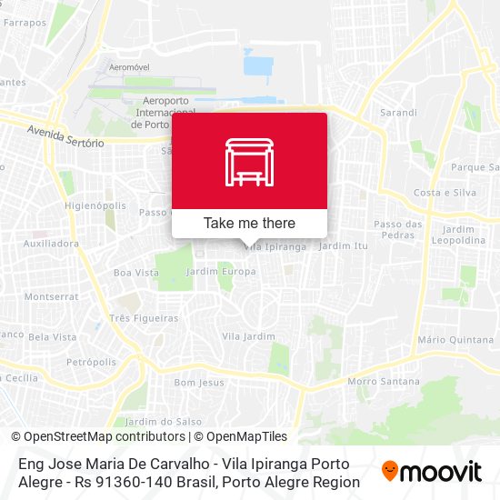 Eng Jose Maria De Carvalho - Vila Ipiranga Porto Alegre - Rs 91360-140 Brasil map