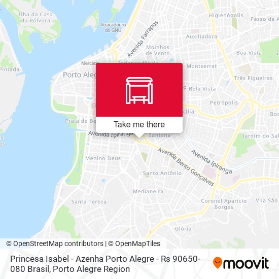 Princesa Isabel - Azenha Porto Alegre - Rs 90650-080 Brasil map