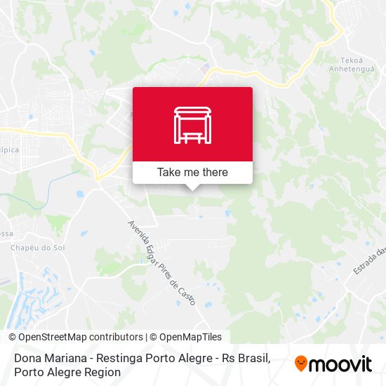 Dona Mariana - Restinga Porto Alegre - Rs Brasil map