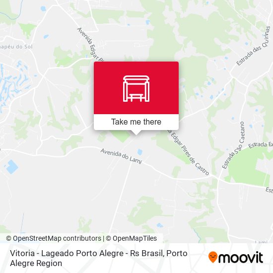 Vitoria - Lageado Porto Alegre - Rs Brasil map