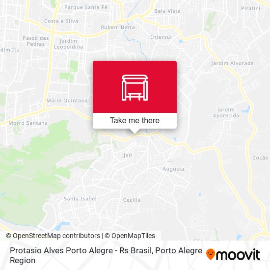 Protasio Alves Porto Alegre - Rs Brasil map