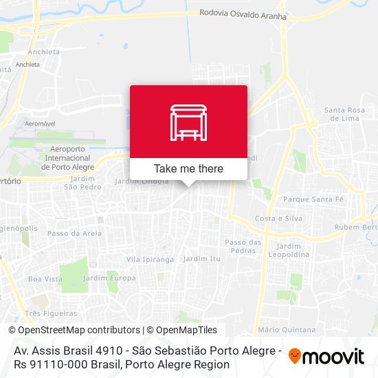 Av. Assis Brasil 4910 - São Sebastião Porto Alegre - Rs 91110-000 Brasil map