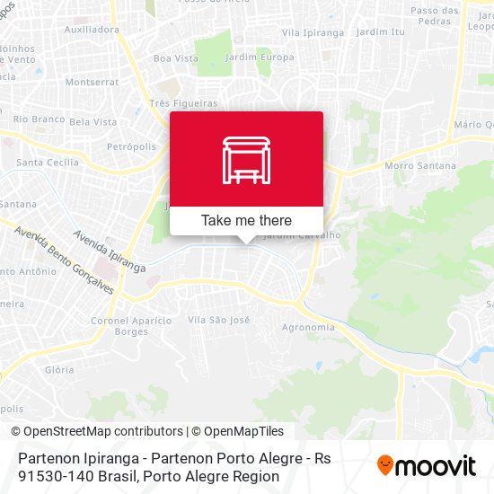 Mapa Partenon Ipiranga - Partenon Porto Alegre - Rs 91530-140 Brasil