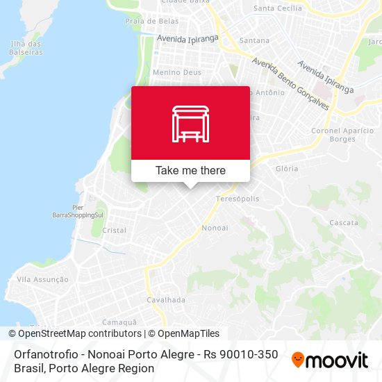 Orfanotrofio - Nonoai Porto Alegre - Rs 90010-350 Brasil map