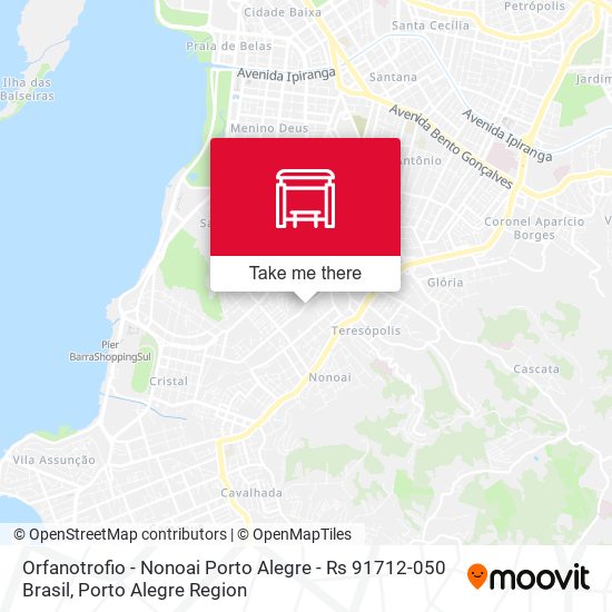 Mapa Orfanotrofio - Nonoai Porto Alegre - Rs 91712-050 Brasil