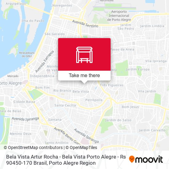 Bela Vista Artur Rocha - Bela Vista Porto Alegre - Rs 90450-170 Brasil map