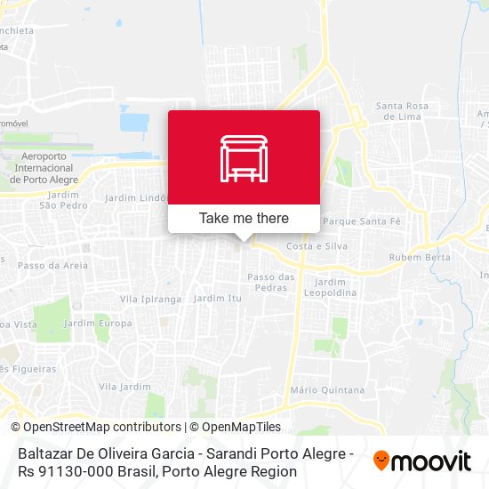 Baltazar De Oliveira Garcia - Sarandi Porto Alegre - Rs 91130-000 Brasil map