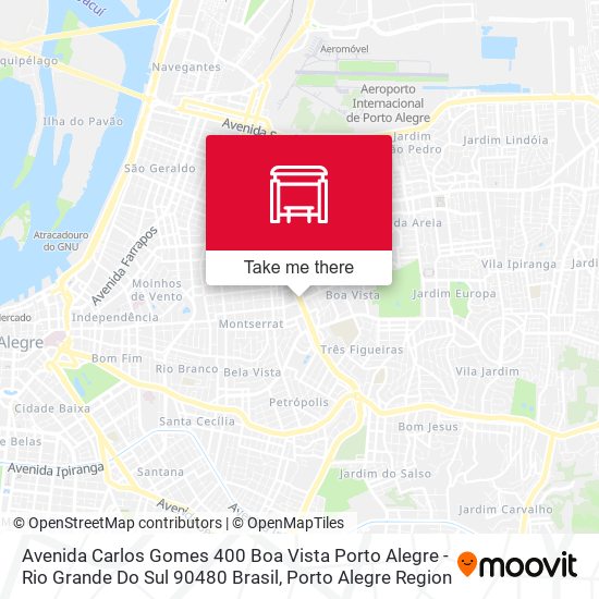 Avenida Carlos Gomes 400 Boa Vista Porto Alegre - Rio Grande Do Sul 90480 Brasil map