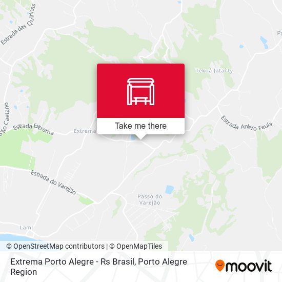 Extrema Porto Alegre - Rs Brasil map