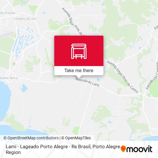 Lami - Lageado Porto Alegre - Rs Brasil map