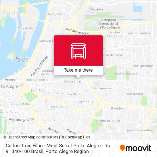 Carlos Trein Filho - Mont Serrat Porto Alegre - Rs 91340-100 Brasil map