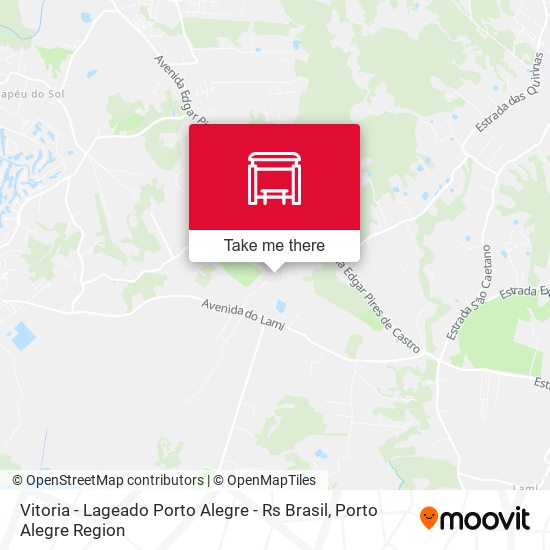 Vitoria - Lageado Porto Alegre - Rs Brasil map